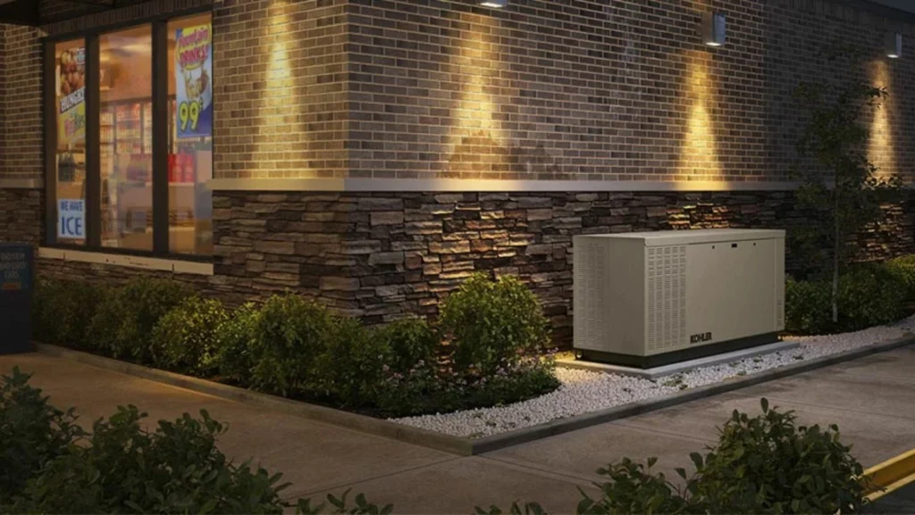 Generac standby generator installation by ETG for a residential property in Lindale, TX, preparing for storms and power outages